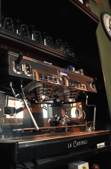 Kaffeespezialitäten im Era Restaurant auf der Karli Kaffee Maschiene im Era Restaurant